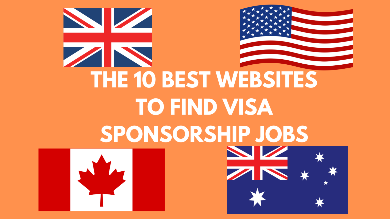 10 Best Websites to Find Visa Sponsorship Jobs