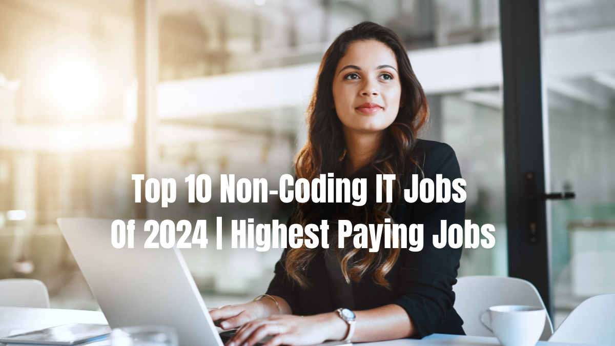 Top 10 Non-Coding IT Jobs Of 2024 | Highest Paying Jobs