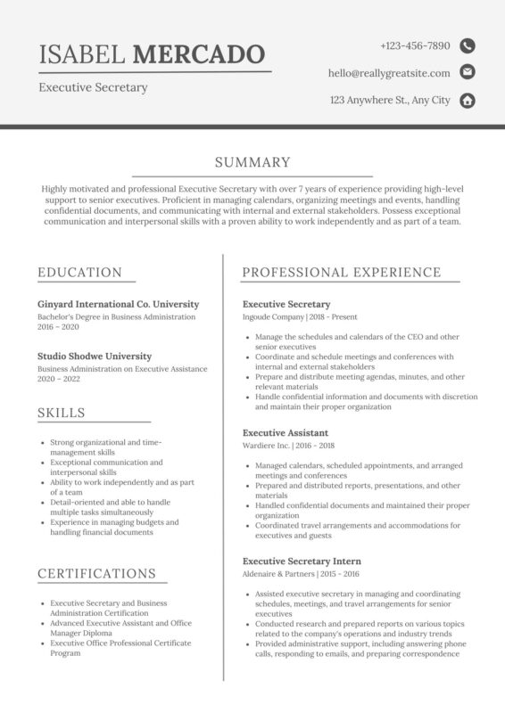 how to build a simple resume