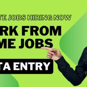 Remote Jobs Hiring Now: Data Entry Work From Home Jobs